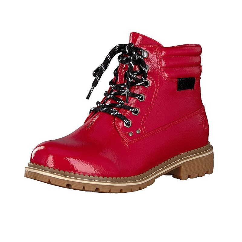 Botas Rieker 95120-33 Para Mulher - Vermelhas